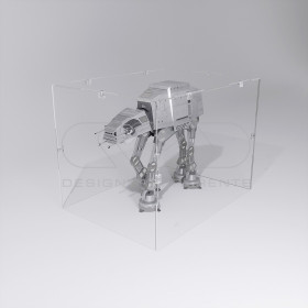 Teca 80x35 vetrinetta economica in plexiglass trasparente da montare.
