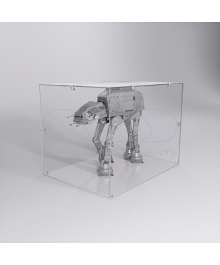 Economic 80x20 transparent acrylic showcase to assemble.