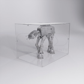 Economic 80x20 transparent acrylic showcase to assemble.