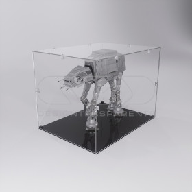 Economic 75x10 transparent acrylic showcase to assemble.