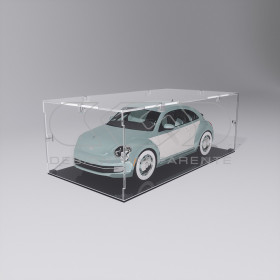 Economic 70x35 transparent acrylic showcase to assemble.