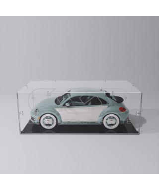 Economic 70x35 transparent acrylic showcase to assemble.