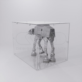 Economic 70x25 transparent acrylic showcase to assemble.