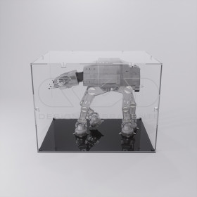 Economic 70x10 transparent acrylic showcase to assemble.