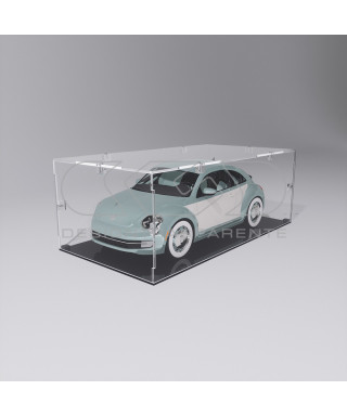 Economic 60x45 transparent acrylic showcase to assemble.