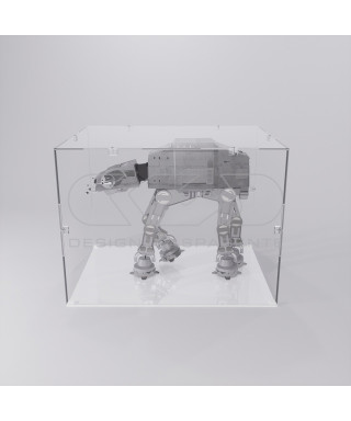 Economic 60x20 transparent acrylic showcase to assemble.