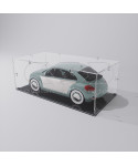 Economic 60x25 transparent acrylic showcase to assemble.