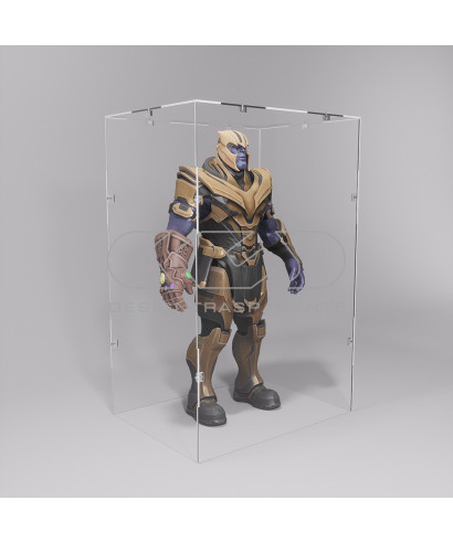 OFFERTA Teca 30x40h80 economica in plexiglass trasparente da montare.