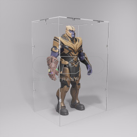 OFFERTA Teca 30x40h80 economica in plexiglass trasparente da montare.