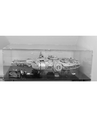 OFFERTA Teca 55x20h35 economica in plexiglass trasparente da montare.