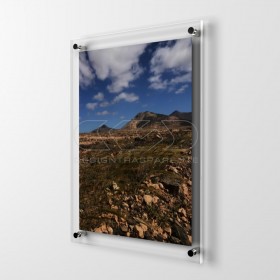 OFFERTA Cornice a giorno cm 20x45 in plexiglass con distanziali.