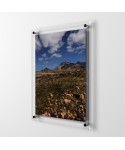 OFFERTA Cornice a giorno cm 20x45 in plexiglass con distanziali.