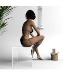 OFFERTA Sgabello cm 40x30h40 in plexiglass per doccia.