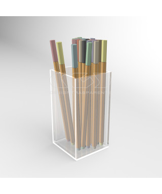 Scatola contenitore cm 20x15 in plexiglass trasparente varie altezze.