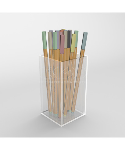 Scatola contenitore cm 25x20 in plexiglass trasparente varie altezze.