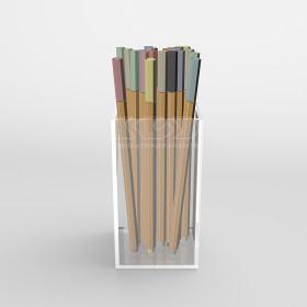 Scatola contenitore cm 25x20 in plexiglass trasparente varie altezze.