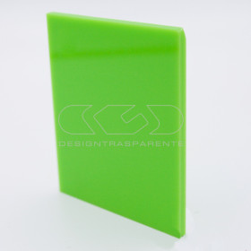 Plexiglass colorato verde acido diffusore acridite 292 cm 150x100.