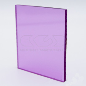 Plancha Metacrilato rosa lila Transparente 412 lámina cm 150x100.