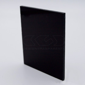 Plancha Metacrilato Negro Brillo 80 laminas cm 150x100.