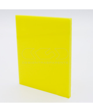 Plexiglass colorato giallo limone diffusore acridite 751 cm 150x100.