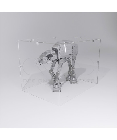 Teca 40x35 vetrinetta economica in plexiglass trasparente da montare.