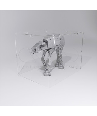 Teca 40x40 vetrinetta economica in plexiglass trasparente da montare.