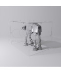 Teca 50x25 vetrinetta economica in plexiglass trasparente da montare.