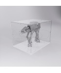 Vitrina de 55x20 económica de metacrilato transparente para montar.