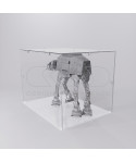 Vitrina de 55x20 económica de metacrilato transparente para montar.