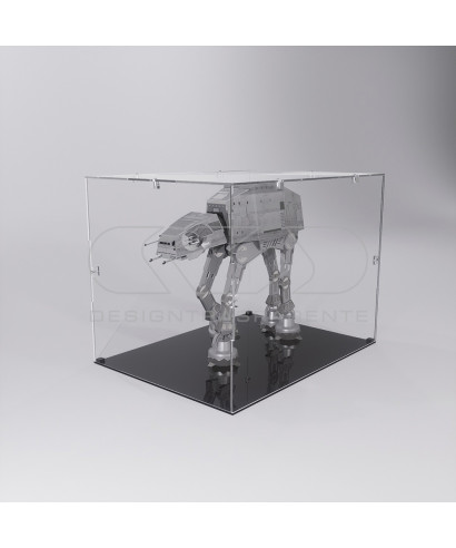 Economic 55x30 transparent acrylic showcase to assemble.
