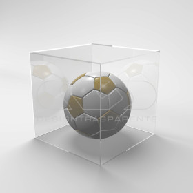 OFFERTA Teca cm 45X35H35 plexiglass trasparente per Modellismo e Lego.