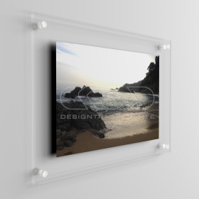 Frame cm 40 with acrylic panels and spacers.