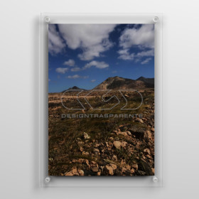 Frame cm 40 with acrylic panels and spacers.