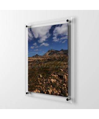 Frame cm 100 with acrylic panels large format and spacers.
