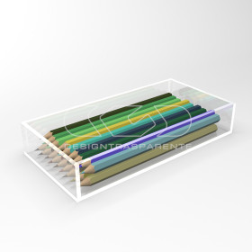 Scatola contenitore cm 30x20 in plexiglass trasparente varie altezze.