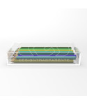Transparent acrylic container box 30x20 cm in various heights.