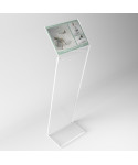 Transparent plexiglass lectern for menu notice holder for A4 horizonta