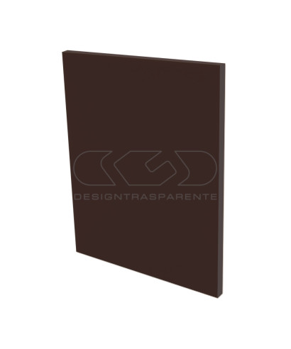 Lastra plexiglass marrone scuro  855 acridite su misura.