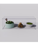 Vitrina cm 50 protectora de alimentos mampara en metacrilato.