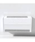 Air deflector 110for floor-standing fan coil in transparent plexiglass