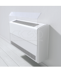 Air deflector 110for floor-standing fan coil in transparent plexiglass