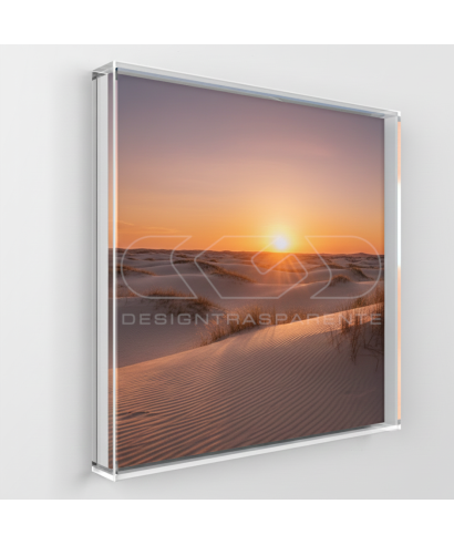 OFFERTA Tele e quadri cm30x30 box di protezione cornice in plexiglass.