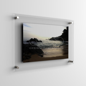OFFERTA Cornice a giorno 30x25 in plexiglass con distanziali.