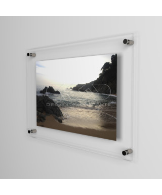 OFFERTA Cornice a giorno 30x25 in plexiglass con distanziali.