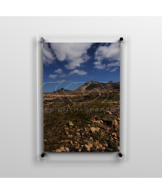OFFERTA Cornice a giorno 30x25 in plexiglass con distanziali.