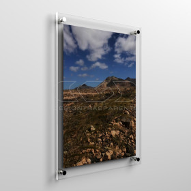 OFFERTA Cornice a giorno 30x25 in plexiglass con distanziali.