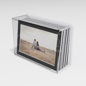 OFFERTA Teca antipolvere 40x5xh40 box portafoto per album fotografici.