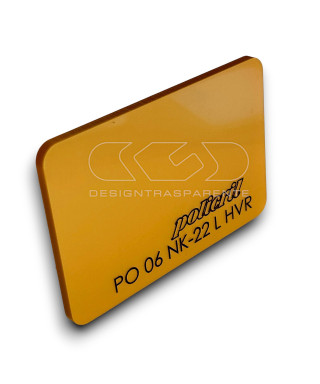 Lastra plexiglass metallizzato Oro cm 130x100.
