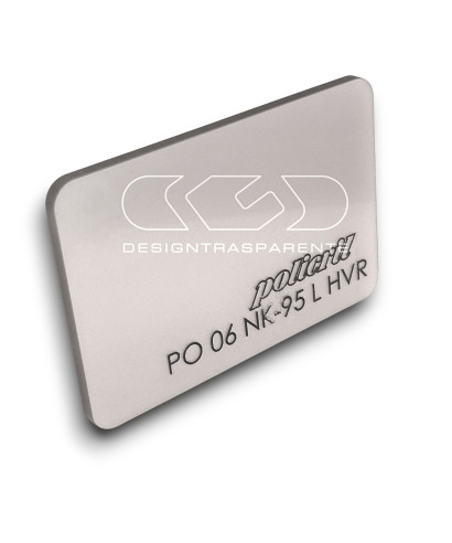Lastra plexiglass metallizzato Argento cm 130x100.