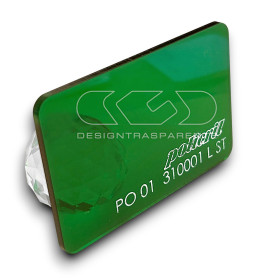 Plancha Metacrilato Verde Transparente 310001 láminas a medida.